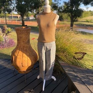 Nordstrom Halogen Brand Plaid straight leg.  Petite 6